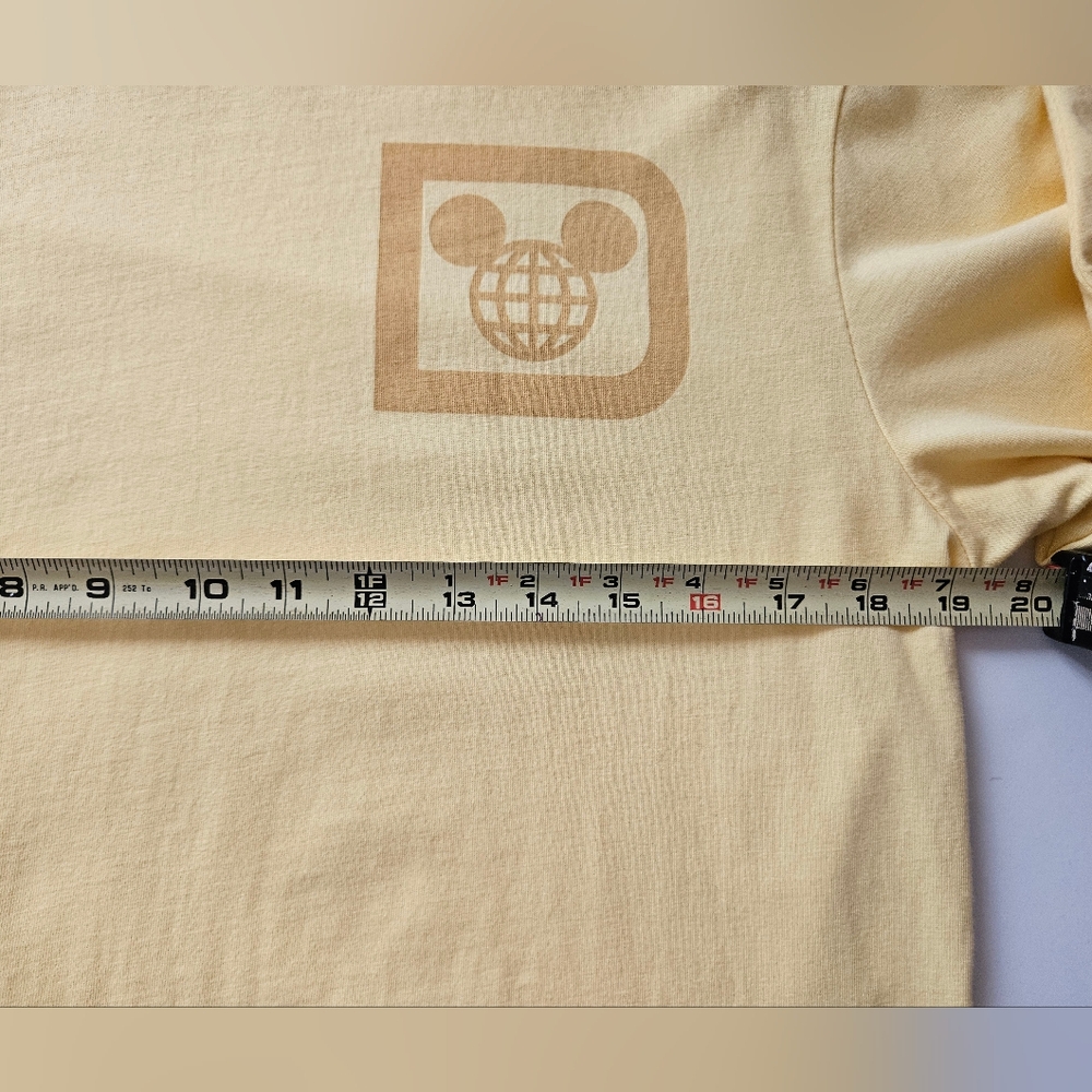 Disney World graphic Womens S Long Sleeve Tee Yellow Disney Trip Vacation - Picture 3 of 8